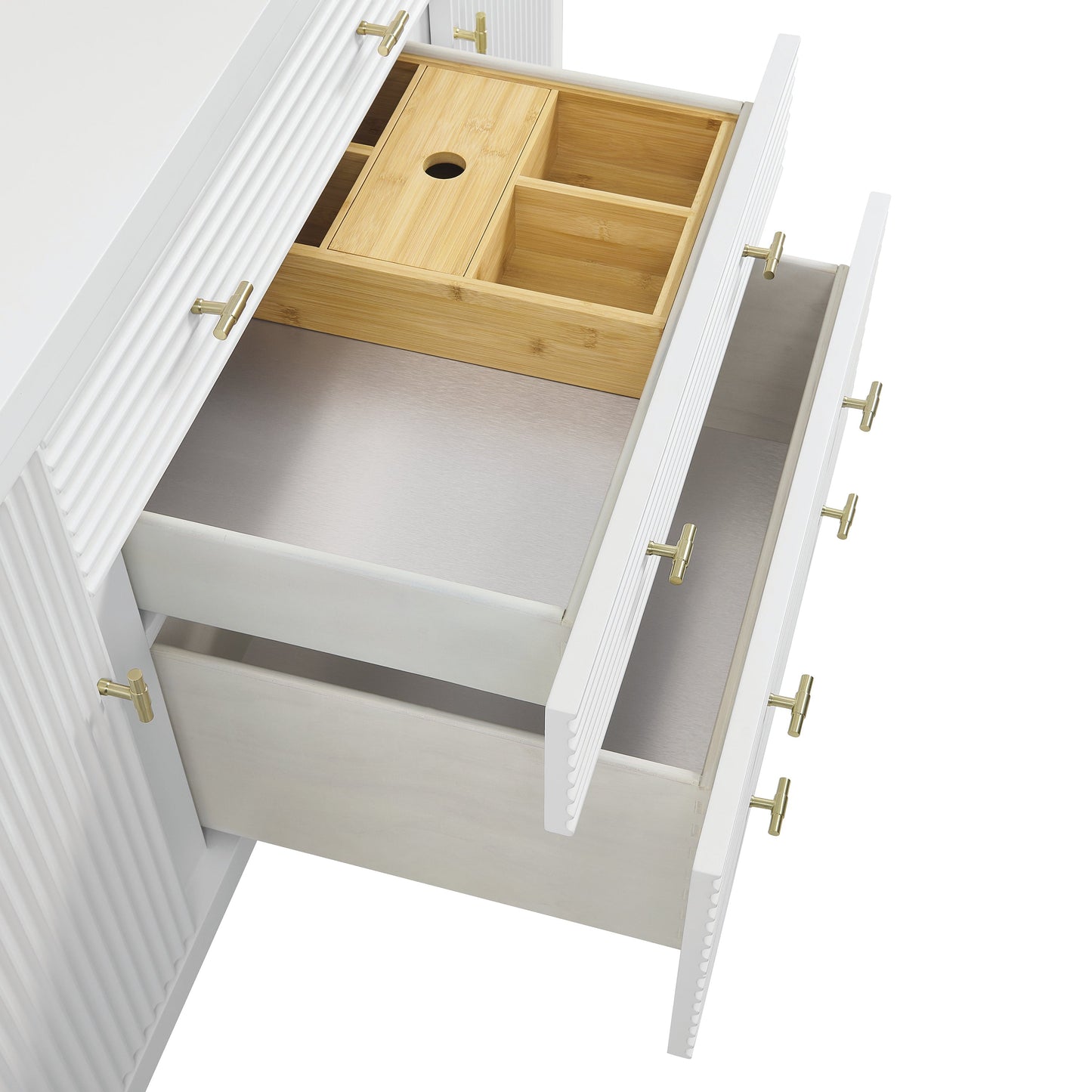 
                  
                    Myrrin 60" Double Vanity in Bright White - James Martin Vanities
                  
                