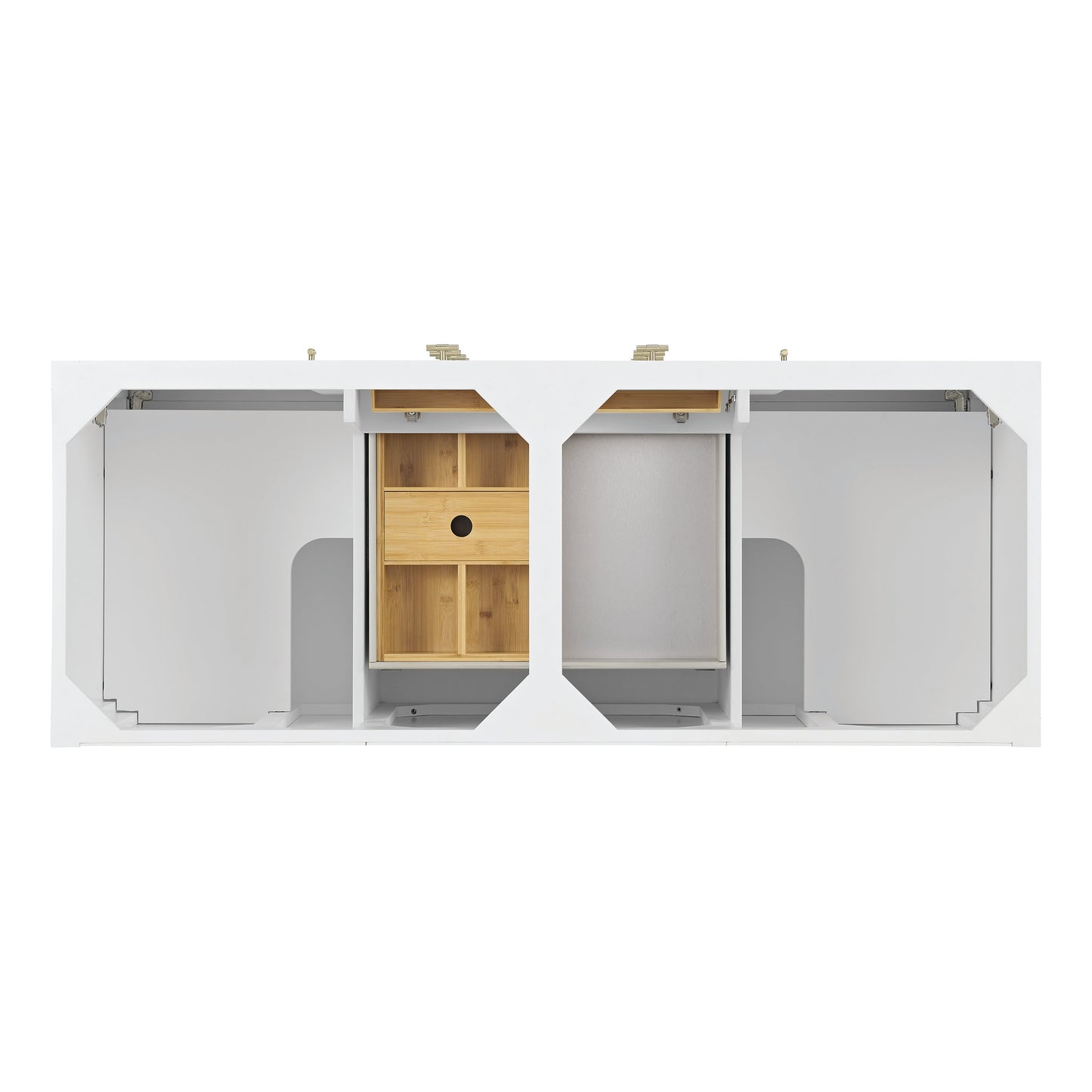 
                  
                    Myrrin 60" Double Vanity in Bright White - James Martin Vanities
                  
                