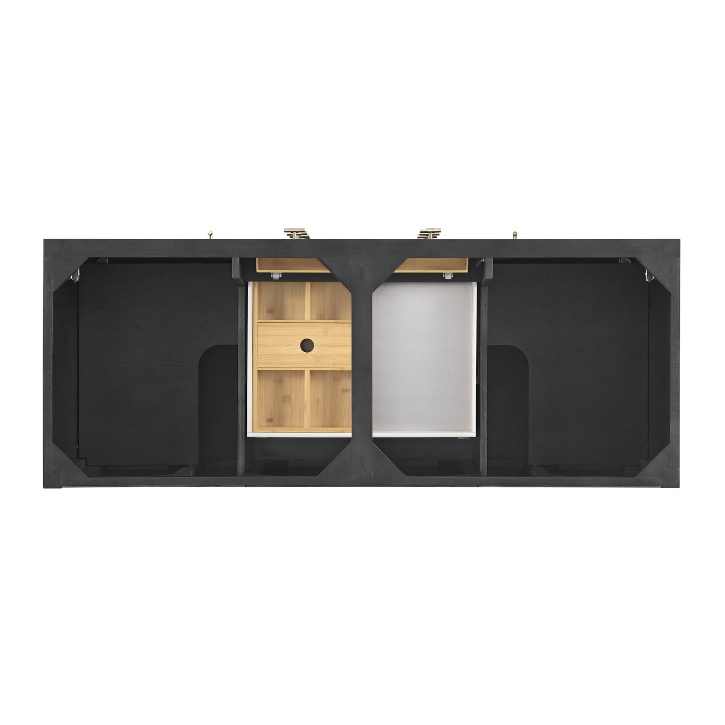 
                  
                    Myrrin 60" Double Vanity in Carbon Oak - James Martin Vanities
                  
                