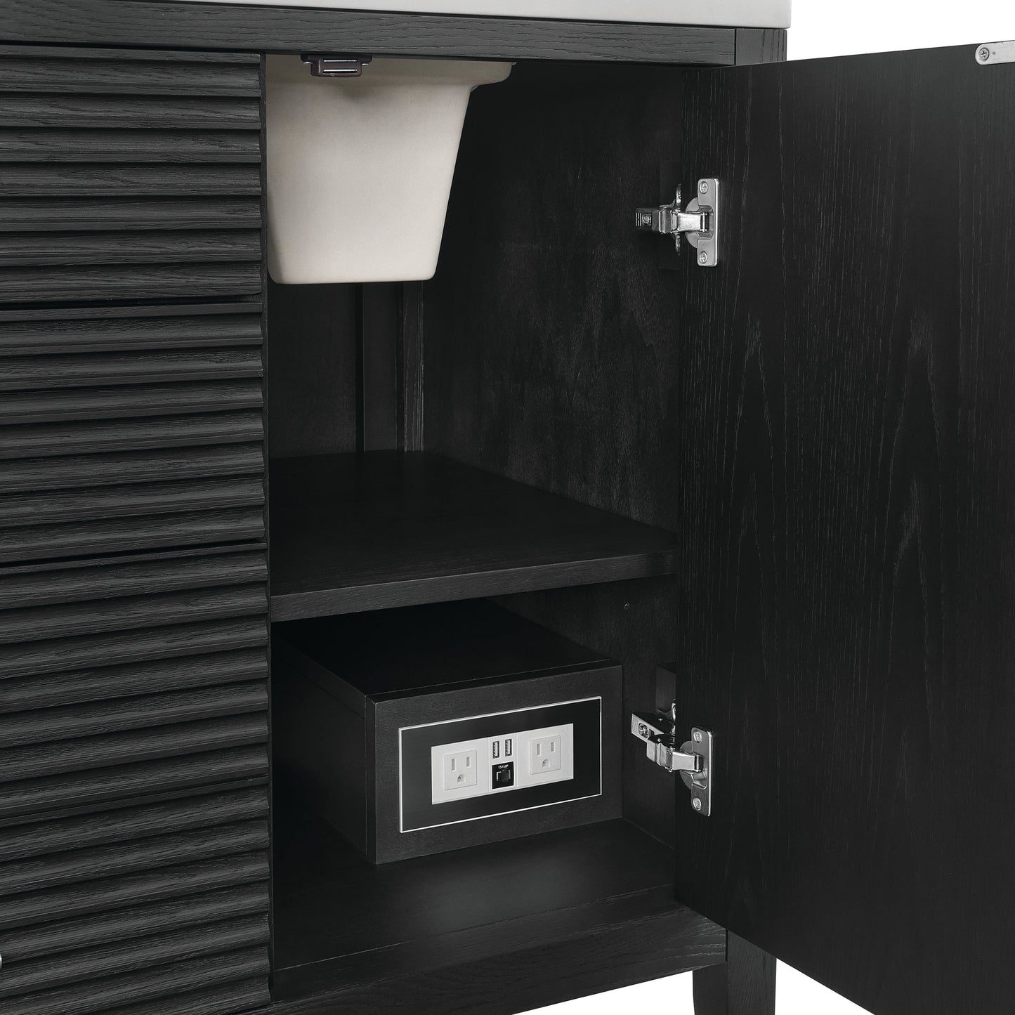 
                  
                    Myrrin 60" Double Vanity in Carbon Oak - James Martin Vanities
                  
                