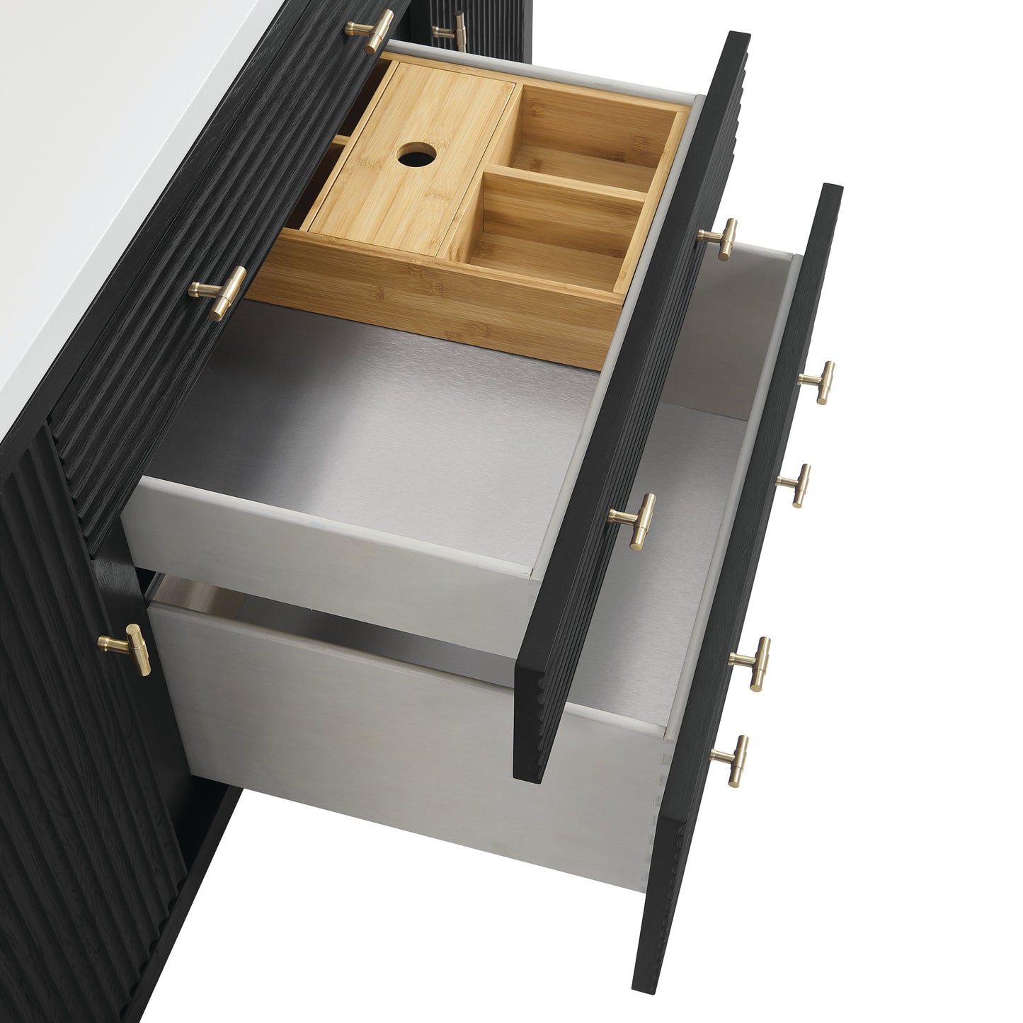 
                  
                    Myrrin 60" Double Vanity in Carbon Oak - James Martin Vanities
                  
                