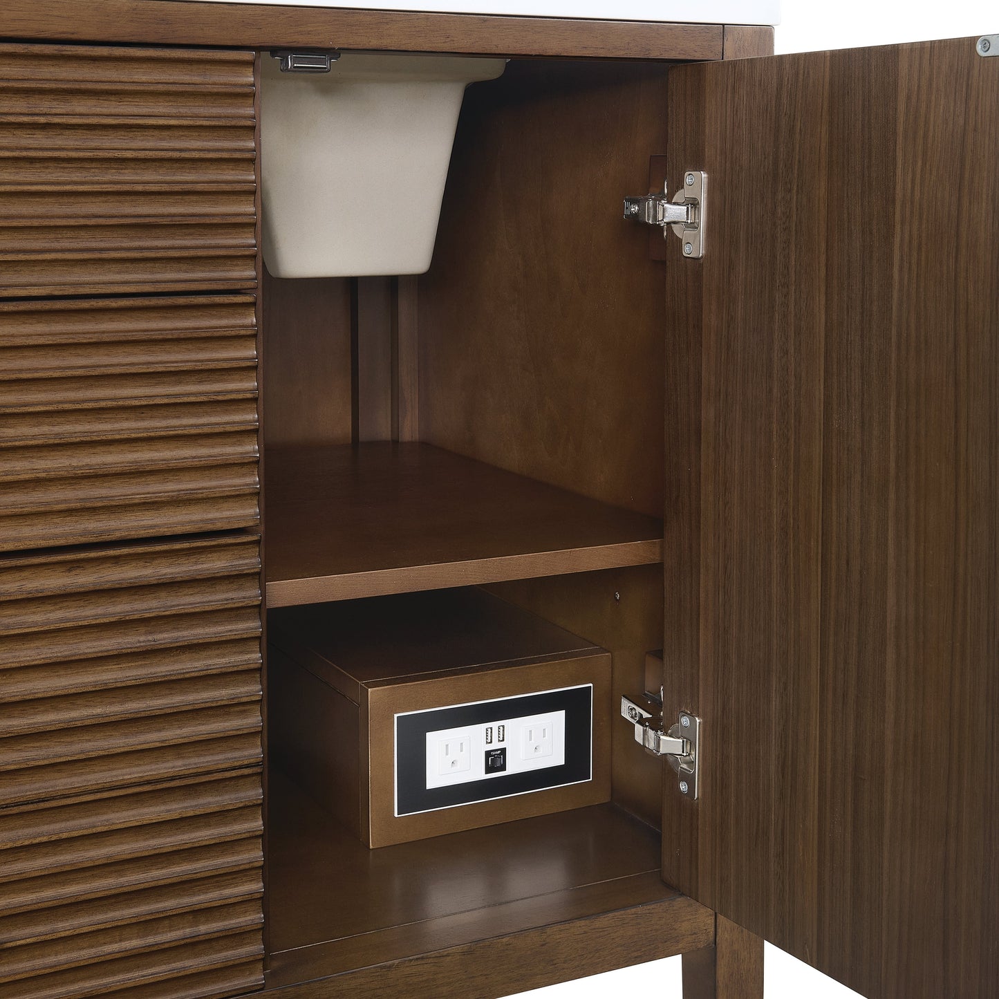 
                  
                    Myrrin 60" Double Vanity in Mid-Century Walnut - James Martin Vanities
                  
                