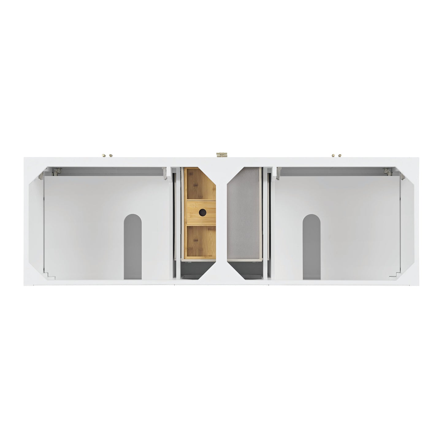 
                  
                    Myrrin 72" Double Vanity in Bright White - James Martin Vanities
                  
                