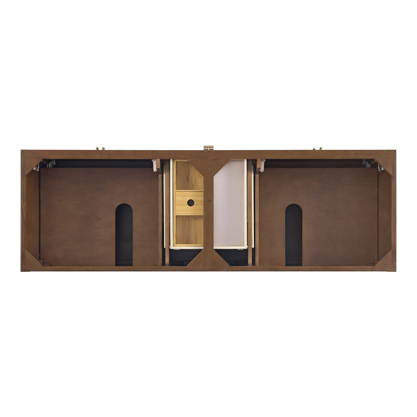 
                  
                    Myrrin 72" Double Vanity in Mid-Century Walnut - James Martin Vanities
                  
                