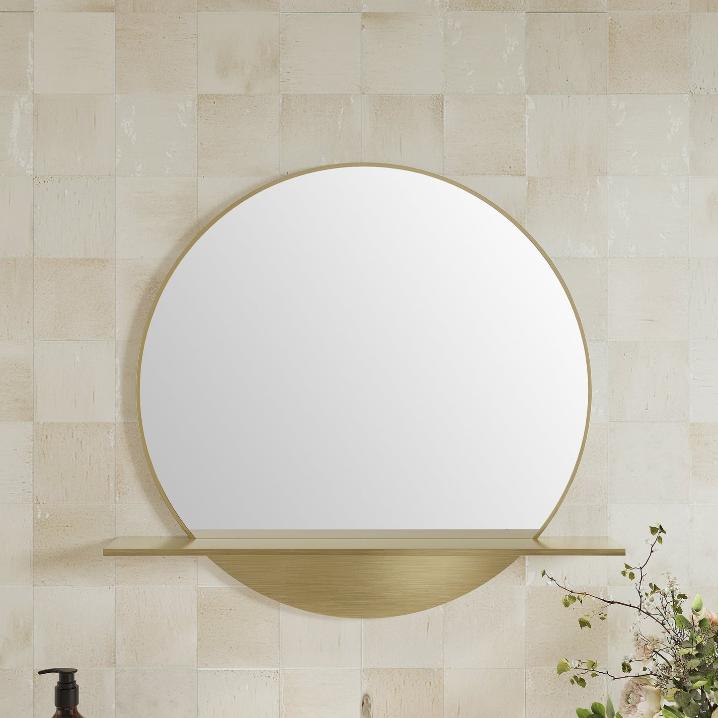 
                  
                    Platform 24" Mirror, Radiant Gold Mirror James Martin Vanities 
                  
                