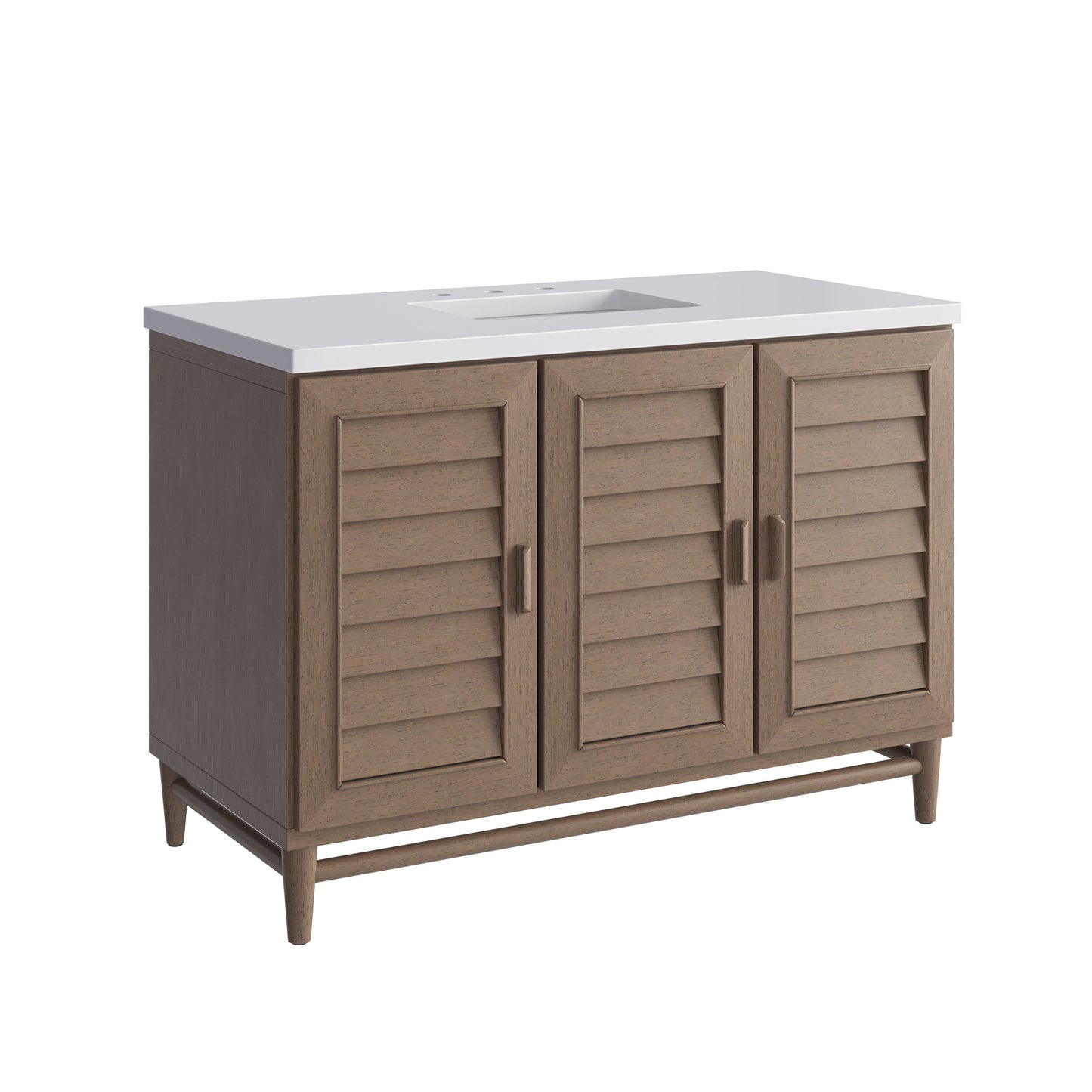 
                  
                    Portland 48" Single Bathroom Vanity in Whitewashed Walnut Single Bathroom Vanity James Martin Vanities 
                  
                