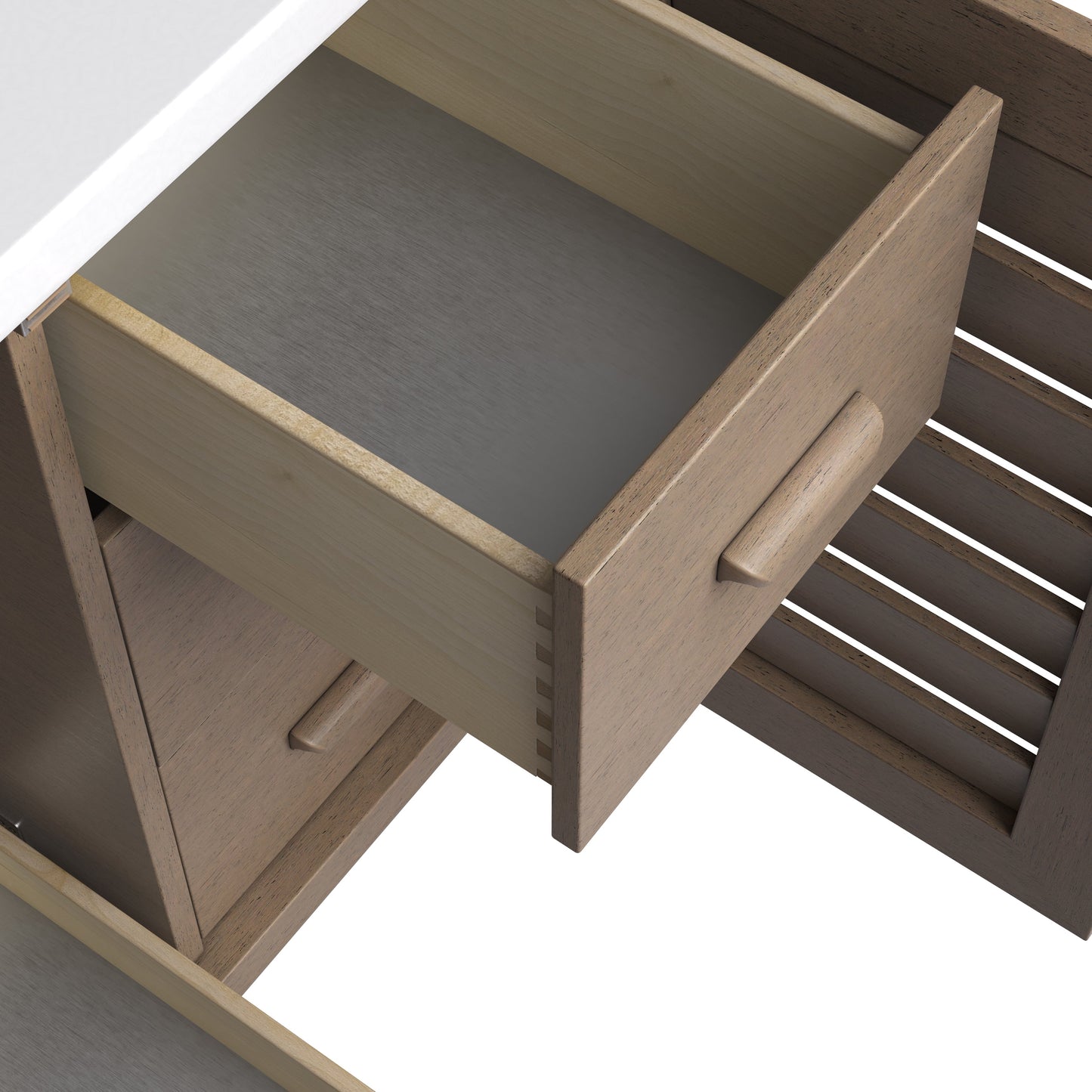 
                  
                    Portland 48" Single Bathroom Vanity in Whitewashed Walnut Single Bathroom Vanity James Martin Vanities 
                  
                