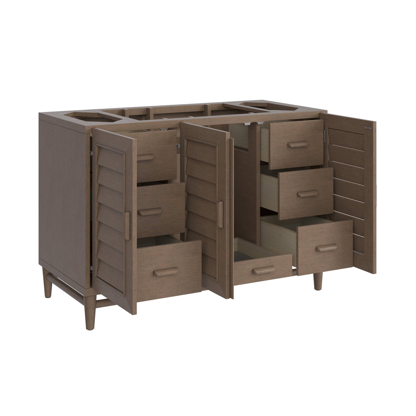 
                  
                    Portland 48" Single Bathroom Vanity in Whitewashed Walnut Single Bathroom Vanity James Martin Vanities 
                  
                