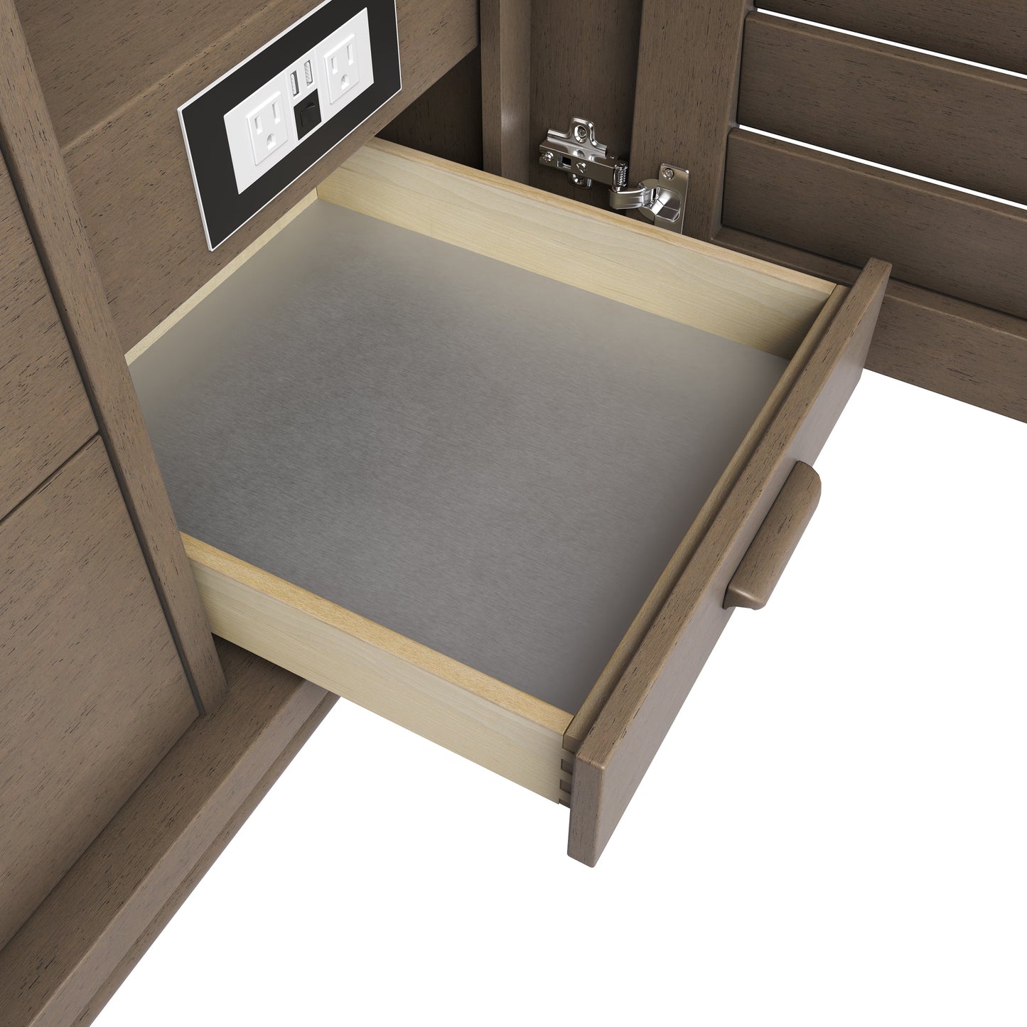 
                  
                    Portland 60" Double Bathroom Vanity in Whitewashed Walnut Double bathroom Vanity James Martin Vanities 
                  
                