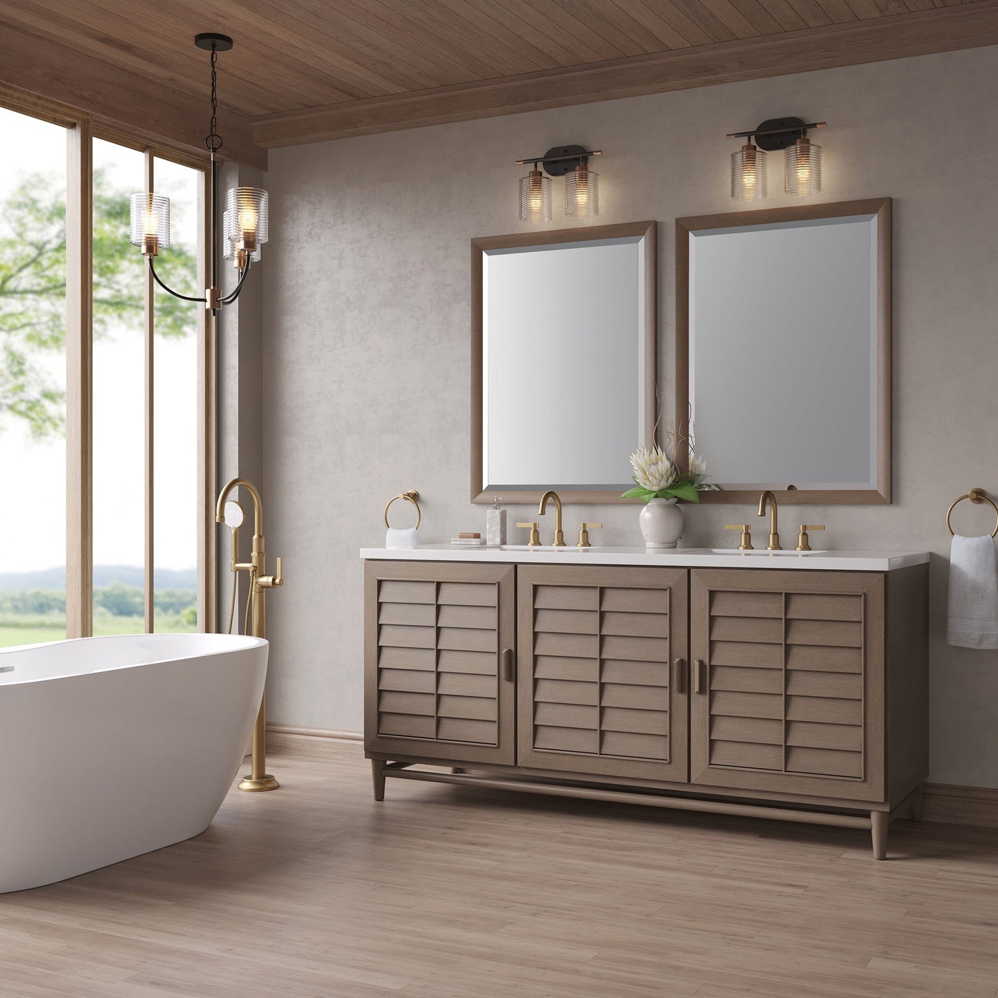 
                  
                    Portland 72" Double Bathroom Vanity Double bathroom Vanity James Martin Vanities 
                  
                