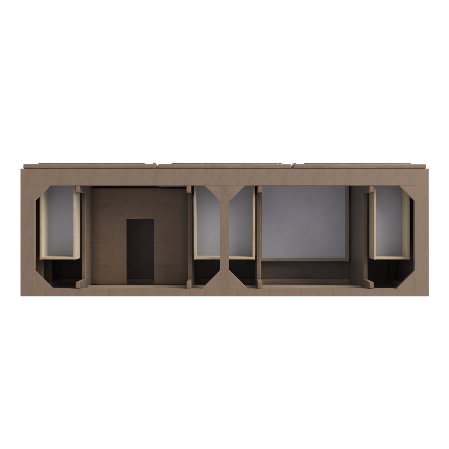 
                  
                    Portland 72" Double Bathroom Vanity in Whitewashed Walnut Double bathroom Vanity James Martin Vanities 
                  
                