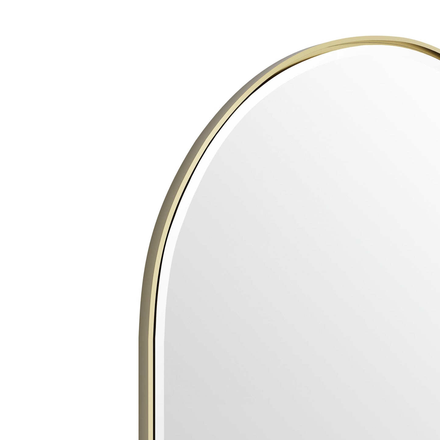 
                  
                    Rohe 24" Arched Mirror in Champagne Brass James Martin Vanities 
                  
                