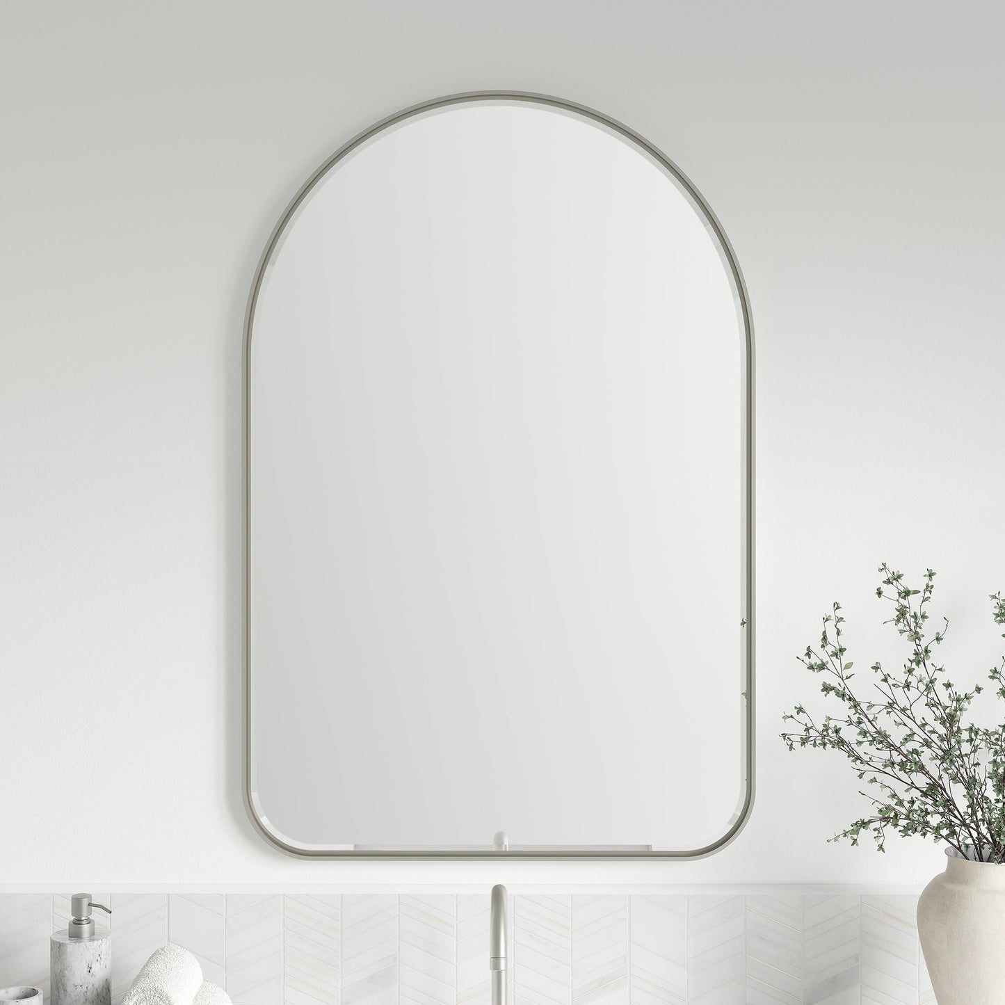 
                  
                    Rohe 24" Arched Mirror James Martin Vanities 
                  
                
