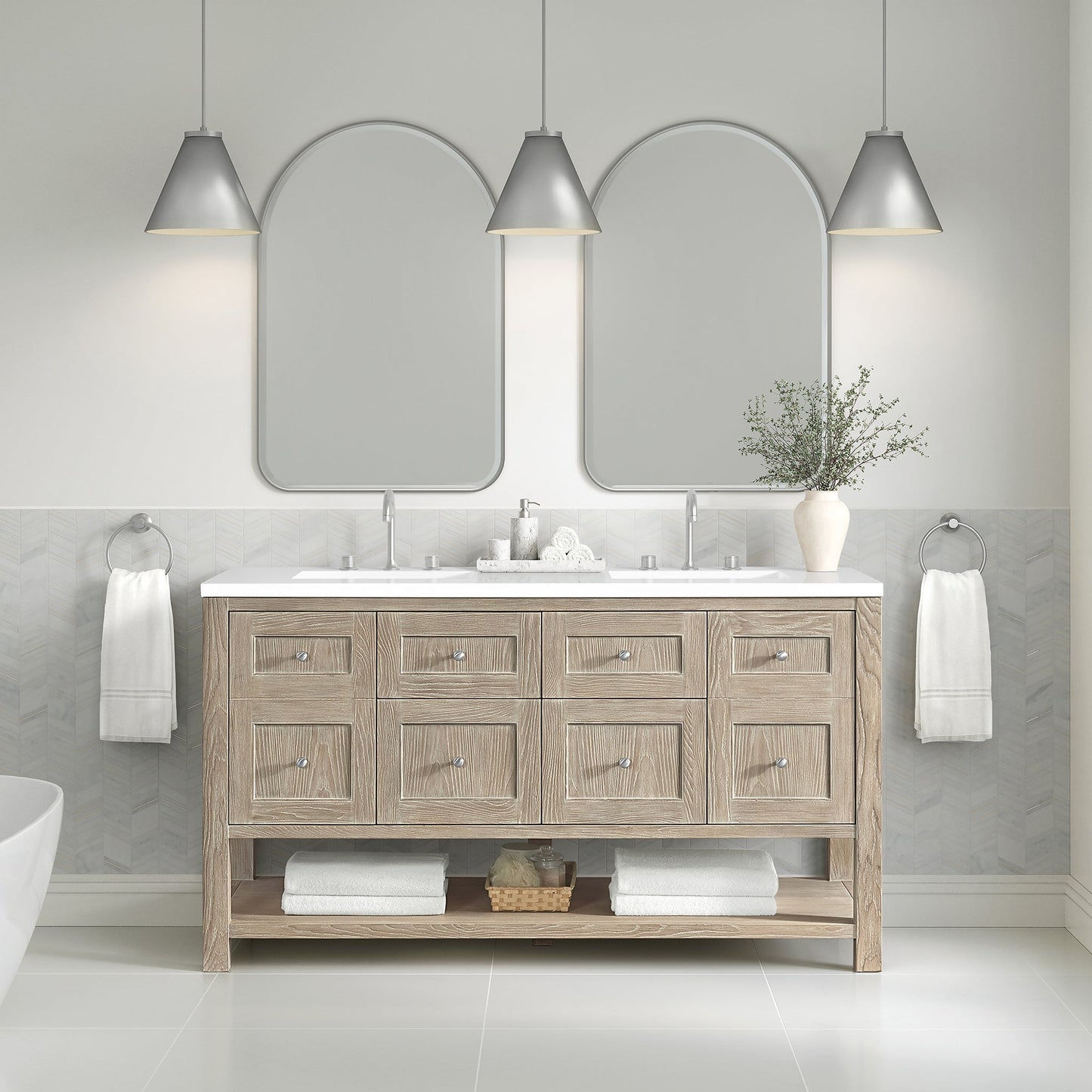 
                  
                    Rohe 24" Arched Mirror James Martin Vanities 
                  
                