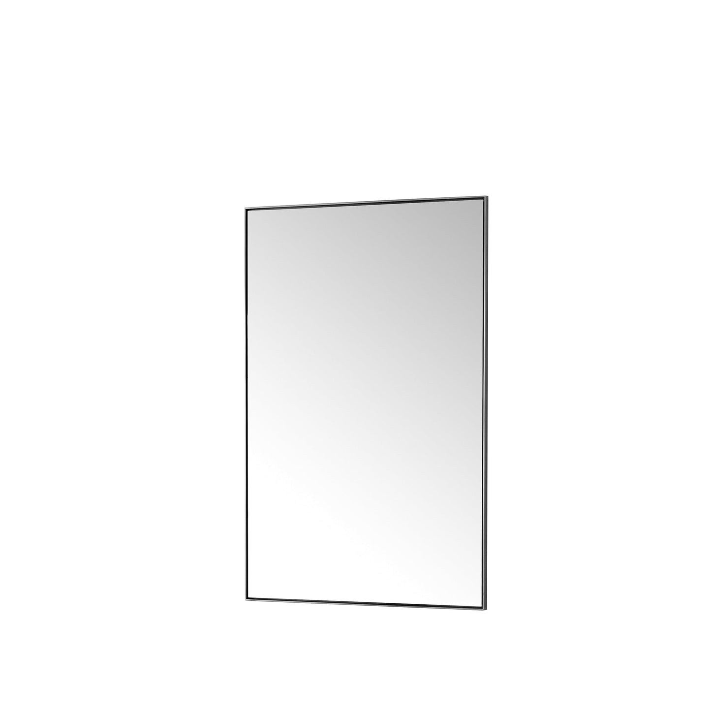 
                  
                    Rohe 26" Rectangular Mirror in Satin Nickel Mirror James Martin Vanities 
                  
                