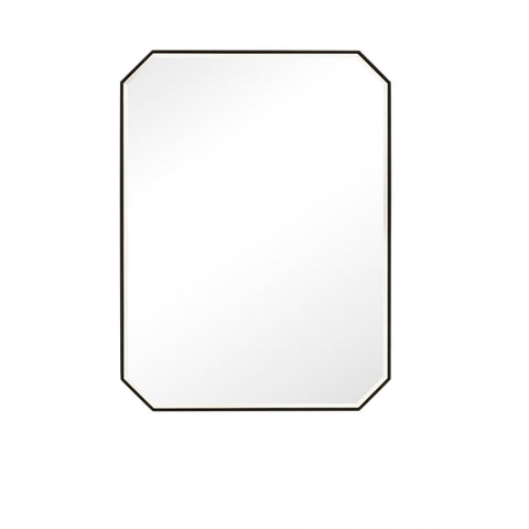 Rohe 30" Octagonal Mirror in Champagne Brass Mirror James Martin Vanities 