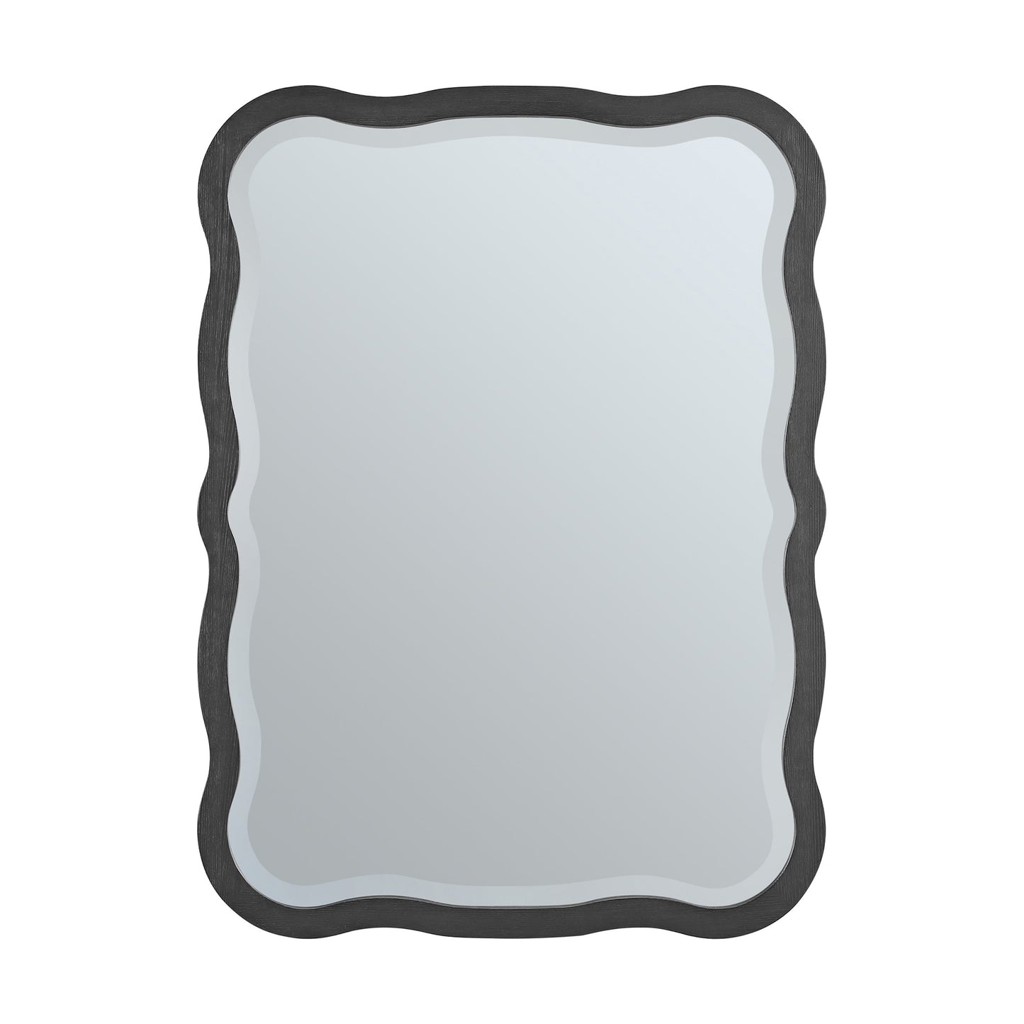 Rowyn 28" Oval Mirror in Carbon Oak James Martin Vanities 