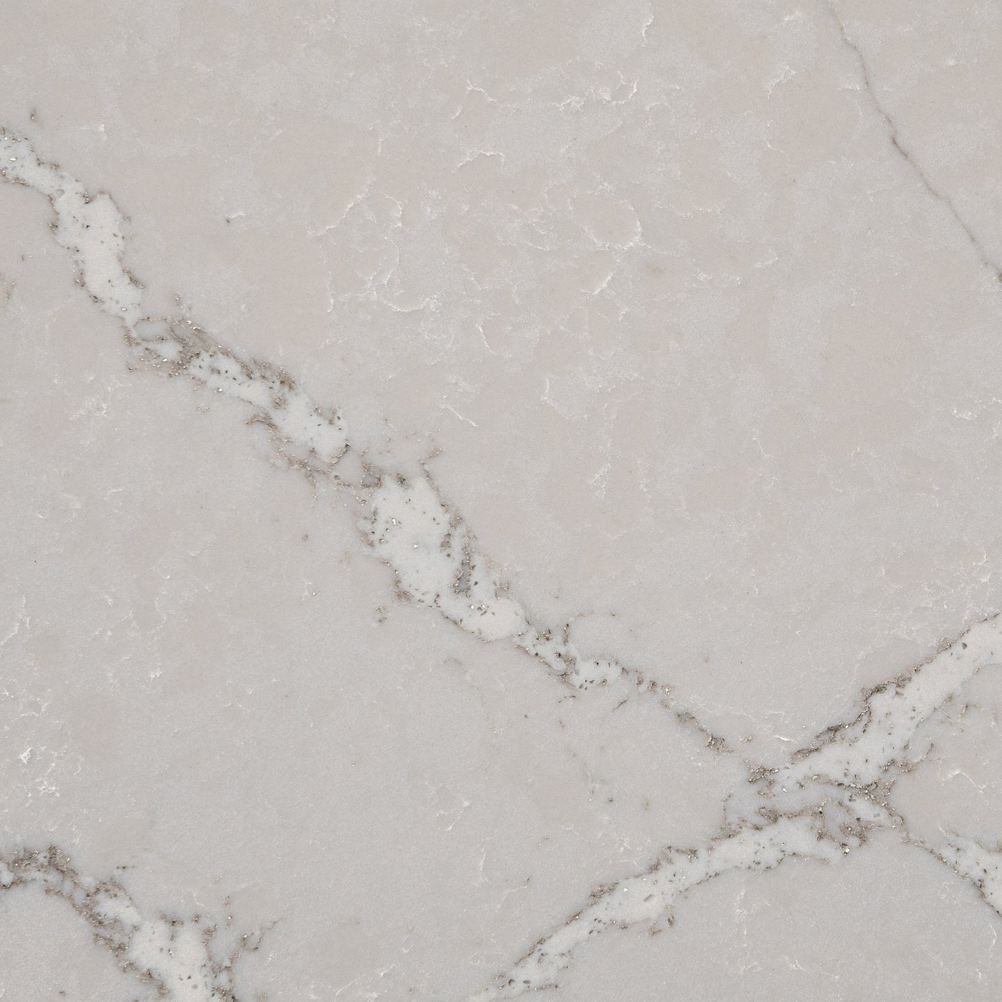 Victorian Silver Silestone Mineral Hybriq+® Surface Swatch James Martin Vanities 