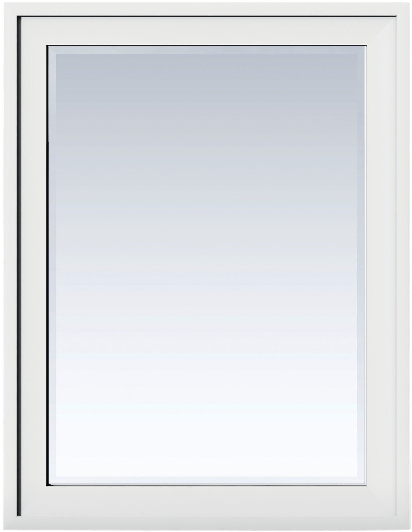 Addison 30" Rectangular Mirror, Glossy White Mirror James Martin Vanities 