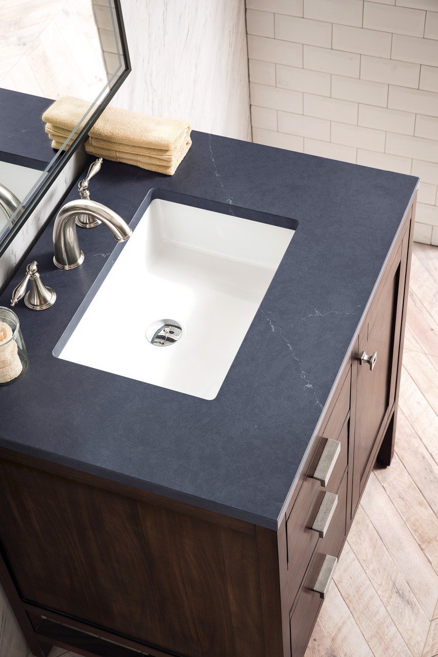 
                  
                    Addison 30" Single Vanity Cabinet, Mid Century Acacia Single Bathroom Vanity James Martin Vanities 
                  
                