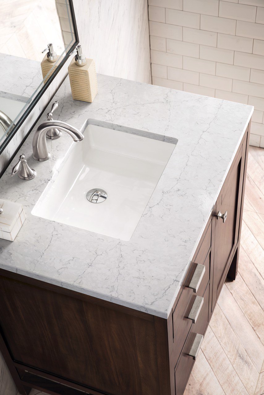 
                  
                    Addison 30" Single Vanity Cabinet, Mid Century Acacia Single Bathroom Vanity James Martin Vanities 
                  
                