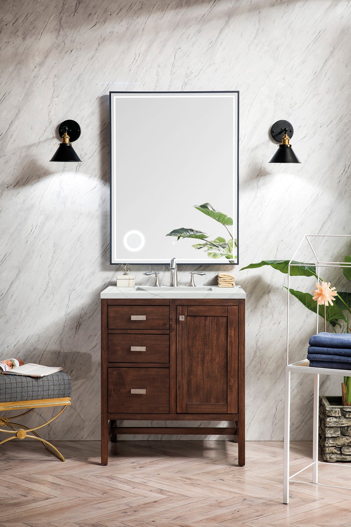 
                  
                    Addison 30" Single Vanity Cabinet Single Bathroom Vanity James Martin Vanities 
                  
                