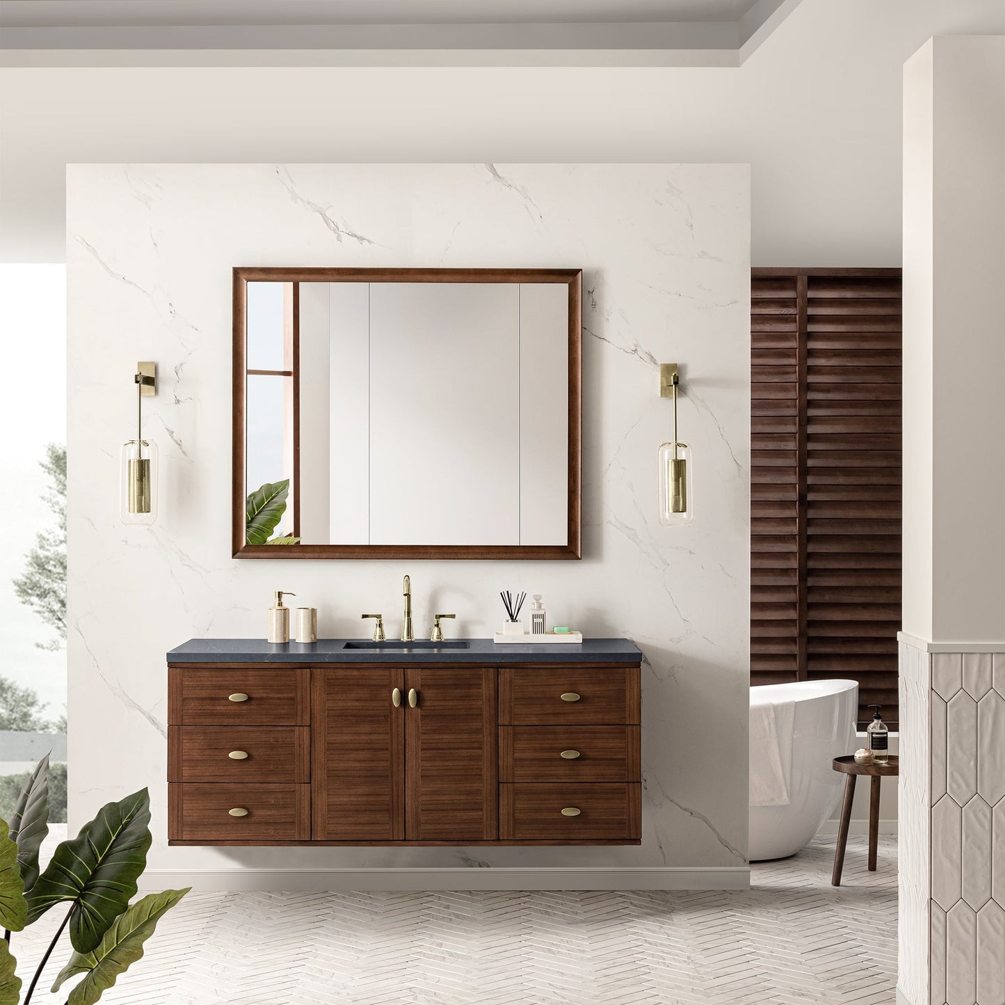 
                  
                    Amberly 60" Single Vanity Single Bathroom Vanity James Martin Vanities 
                  
                