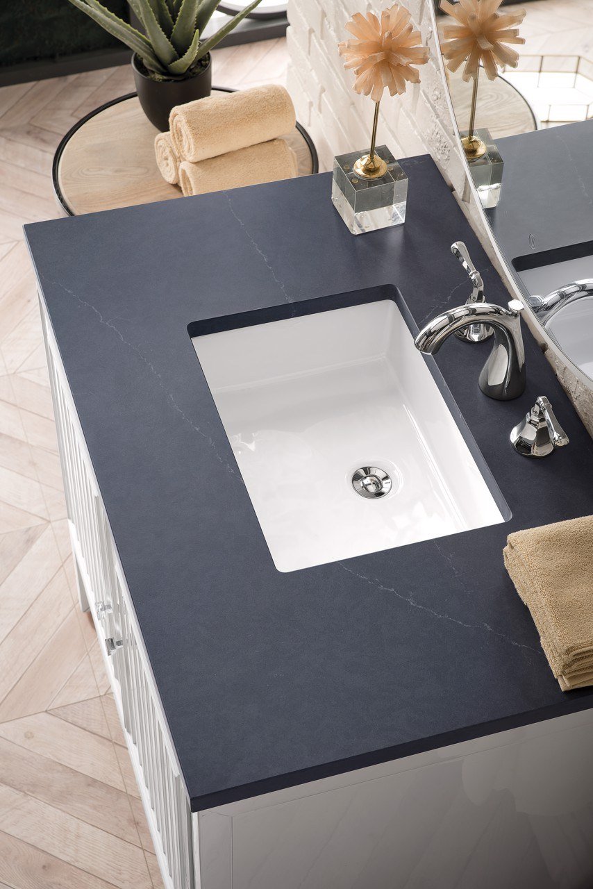 
                  
                    Athens 36" Single Vanity Cabinet, Glossy White Single Bathroom Vanity James Martin Vanities 
                  
                