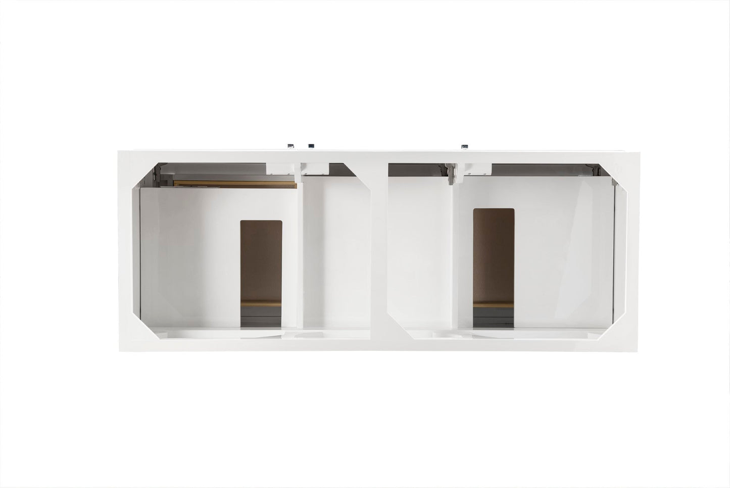 
                  
                    Athens 60" Double Vanity Cabinet, Glossy White Double Bathroom Vanity James Martin Vanities 
                  
                