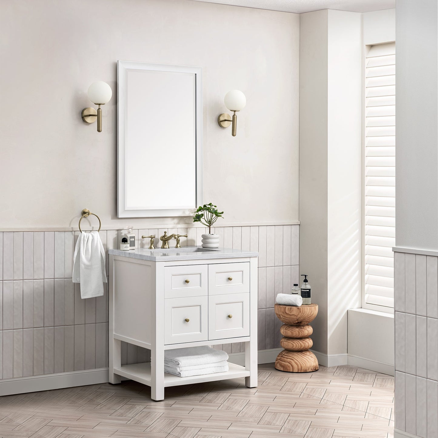 
                  
                    Breckenridge 30" Single Vanity in Bright White James Martin Vanities 
                  
                