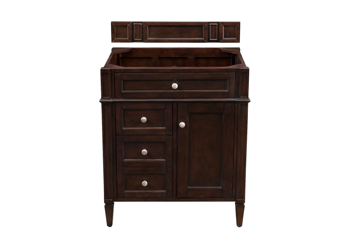 
                  
                    Brittany 30" Single Bathroom Vanity in Burnished Mahogany Single Bathroom Vanity James Martin Vanities 
                  
                