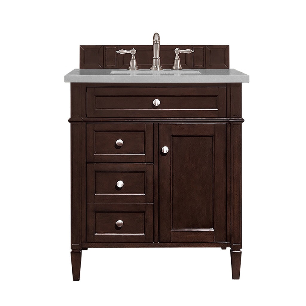
                  
                    Brittany 30" Single Bathroom Vanity in Burnished Mahogany Single Bathroom Vanity James Martin Vanities 
                  
                