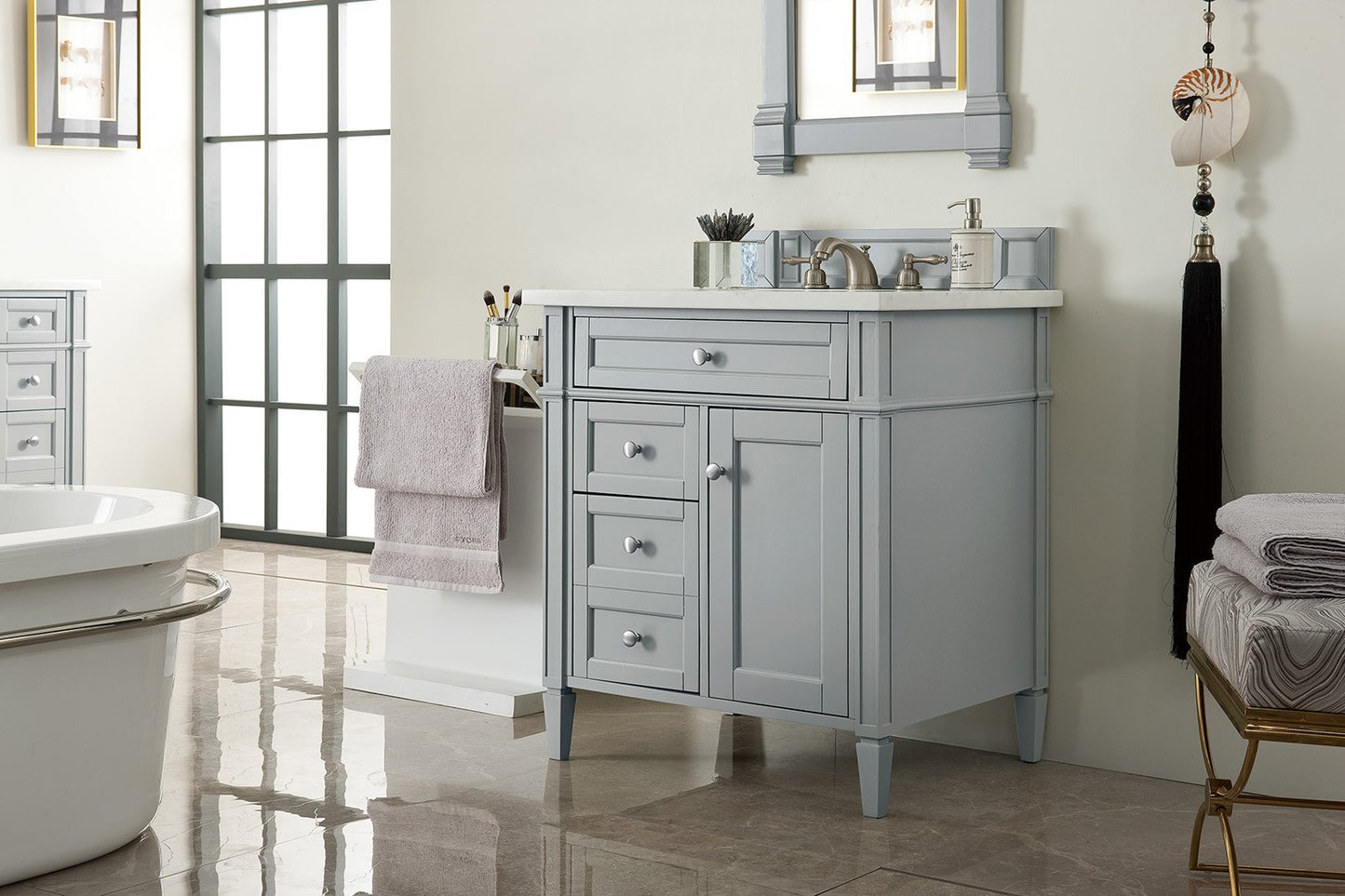 
                  
                    Brittany 30" Single Bathroom Vanity Single Bathroom Vanity James Martin Vanities 
                  
                