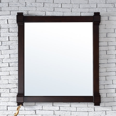 Brittany 35" Mirror, Burnished Mahogany Mirror James Martin Vanities 