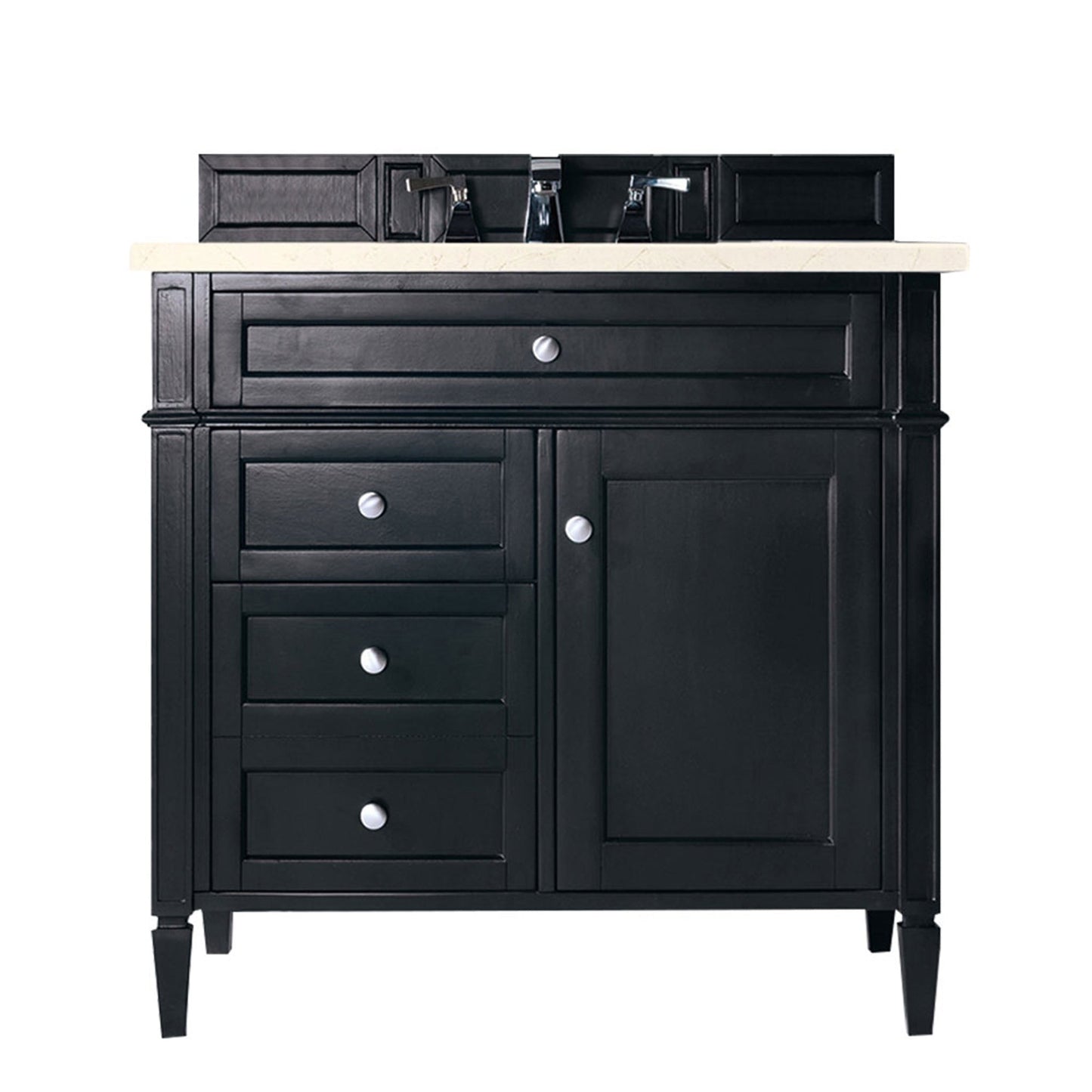 
                  
                    Brittany 36" Single Bathroom Vanity in Black Onyx Single Bathroom Vanity James Martin Vanities 
                  
                