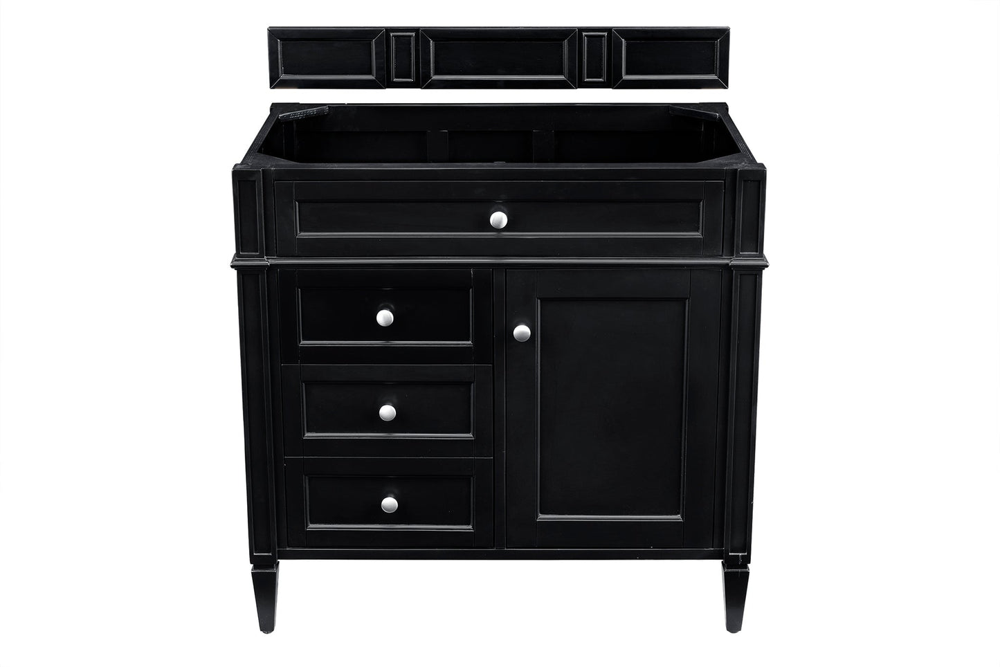 
                  
                    Brittany 36" Single Bathroom Vanity in Black Onyx Single Bathroom Vanity James Martin Vanities No Top 
                  
                