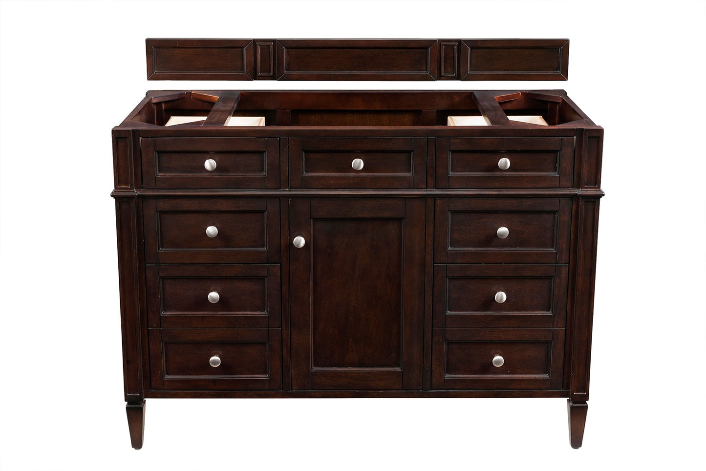 
                  
                    Brittany 48" Single Bathroom Vanity in Burnished Mahogany Single Bathroom Vanity James Martin Vanities No Top 
                  
                