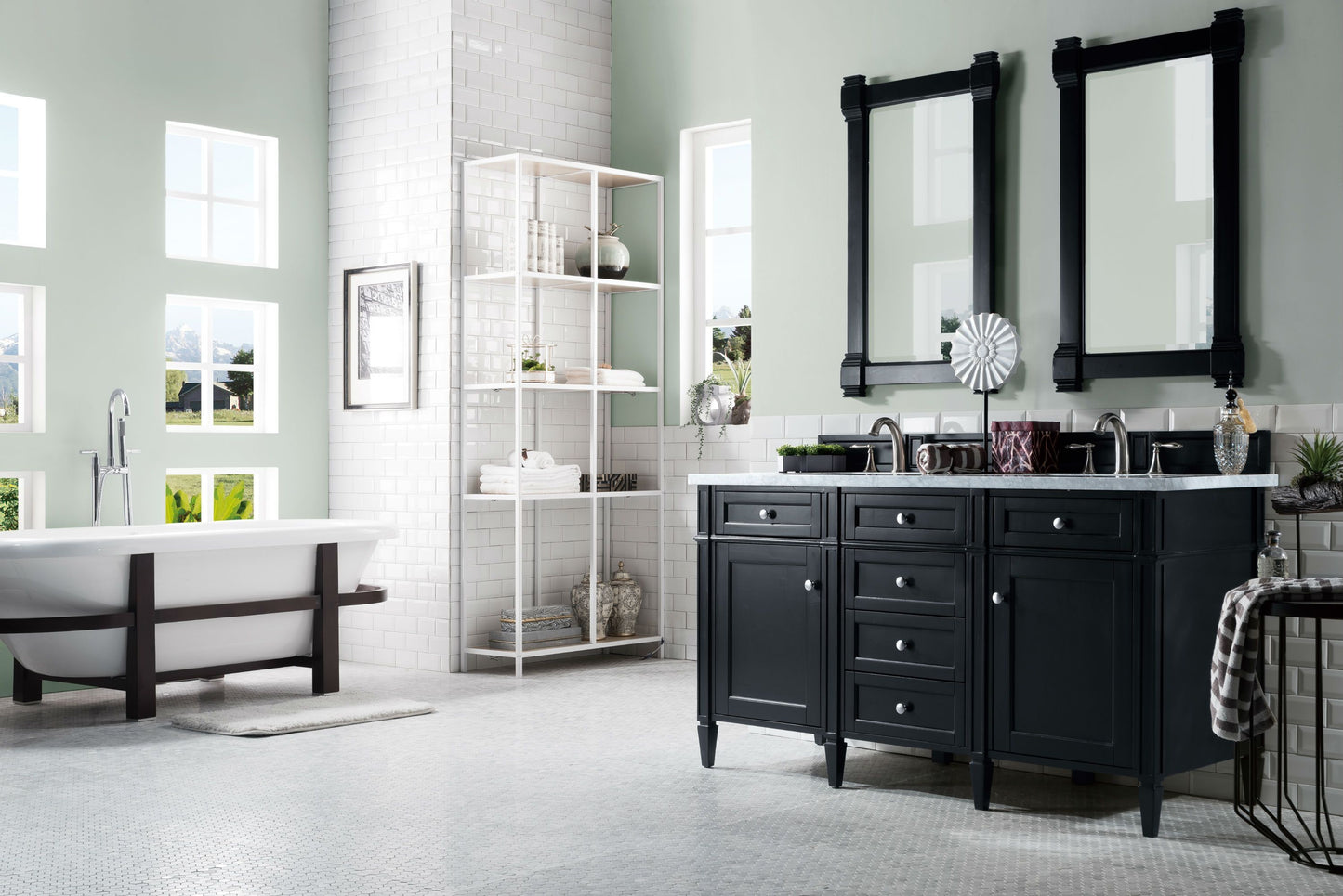 
                  
                    Brittany 60" Double Bathroom Vanity Double bathroom Vanity James Martin Vanities 
                  
                