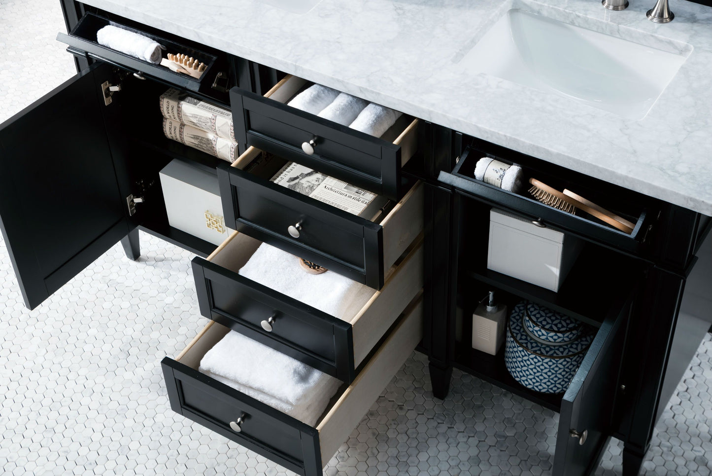 
                  
                    Brittany 60" Double Bathroom Vanity Double bathroom Vanity James Martin Vanities 
                  
                