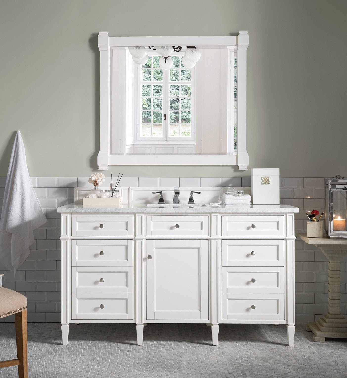 Brittany 60" Single Bathroom Vanity Single Bathroom Vanity James Martin Vanities 