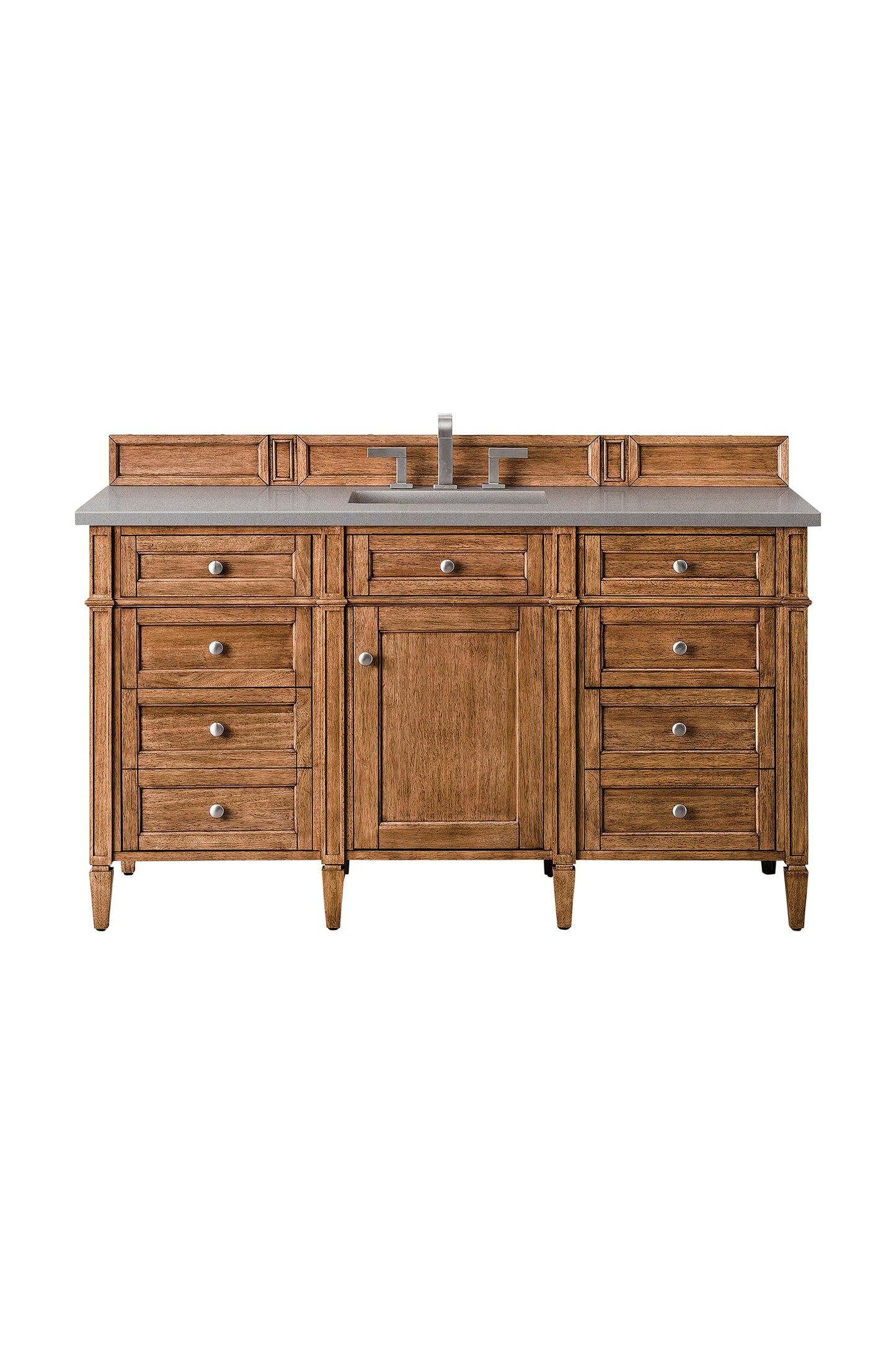 
                  
                    Brittany 60" Single Vanity Cabinet in Saddle Brown Single Bathroom Vanity James Martin Vanities 
                  
                