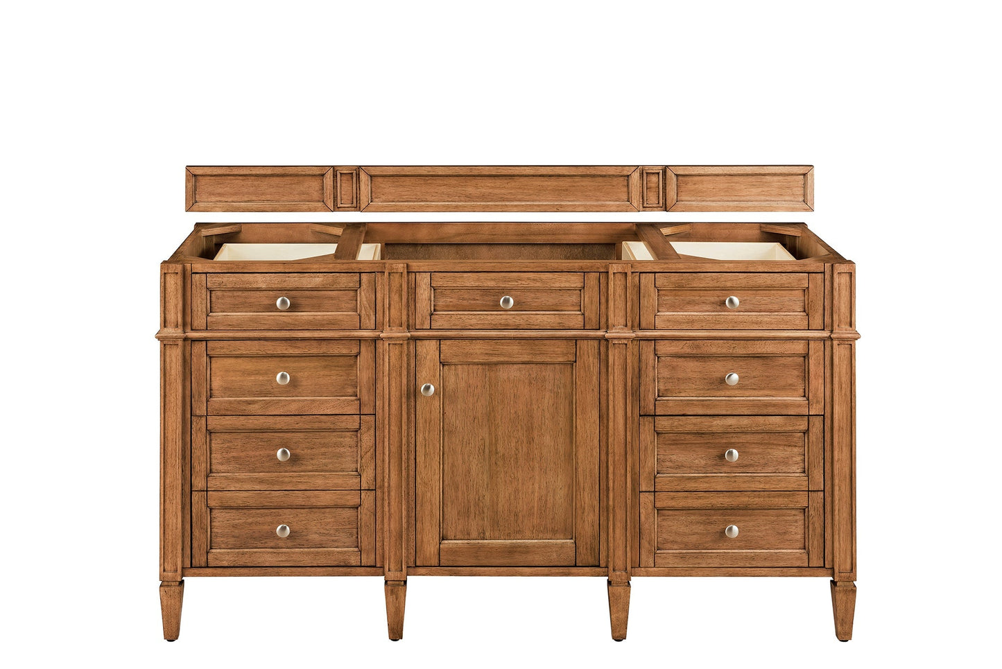 
                  
                    Brittany 60" Single Vanity Cabinet in Saddle Brown Single Bathroom Vanity James Martin Vanities No Top 
                  
                