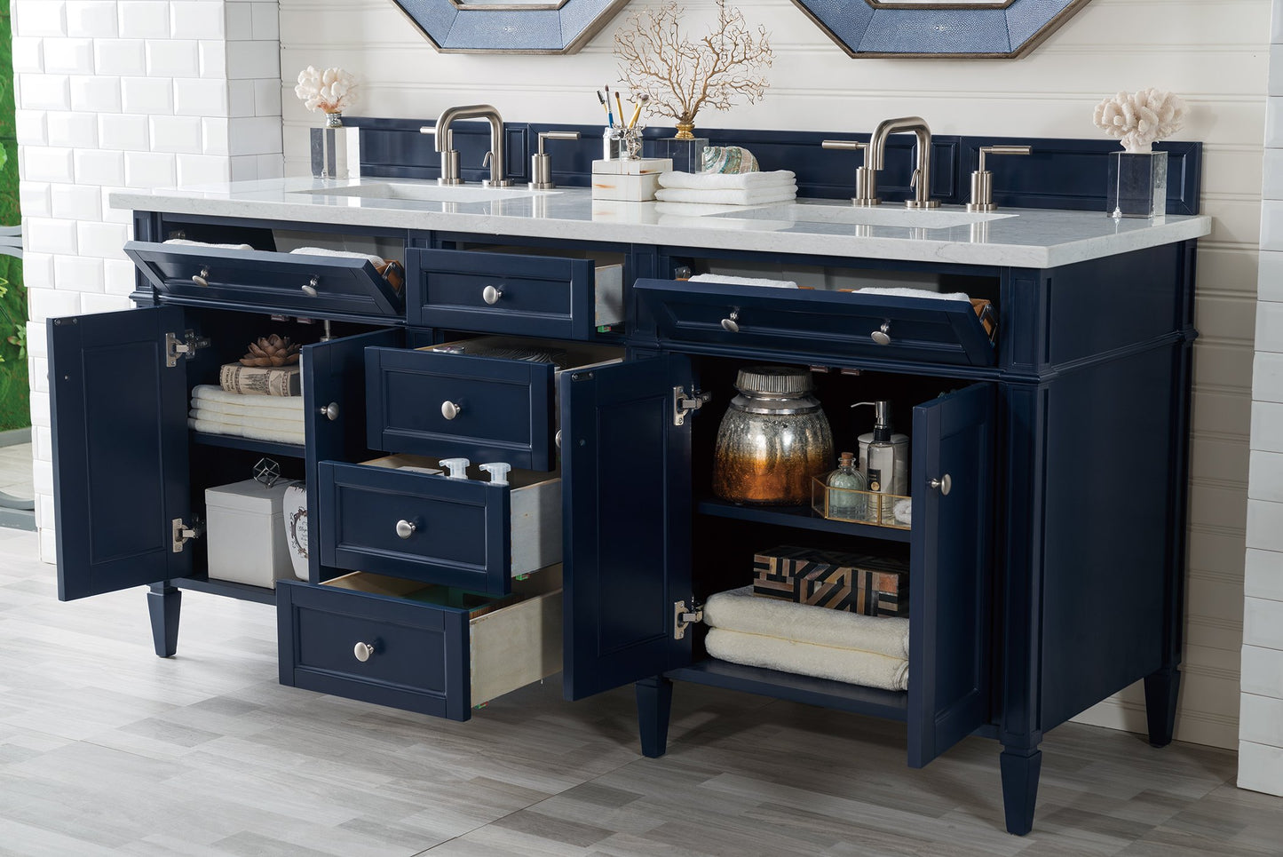 
                  
                    Brittany 72" Double Bathroom Vanity Double bathroom Vanity James Martin Vanities 
                  
                