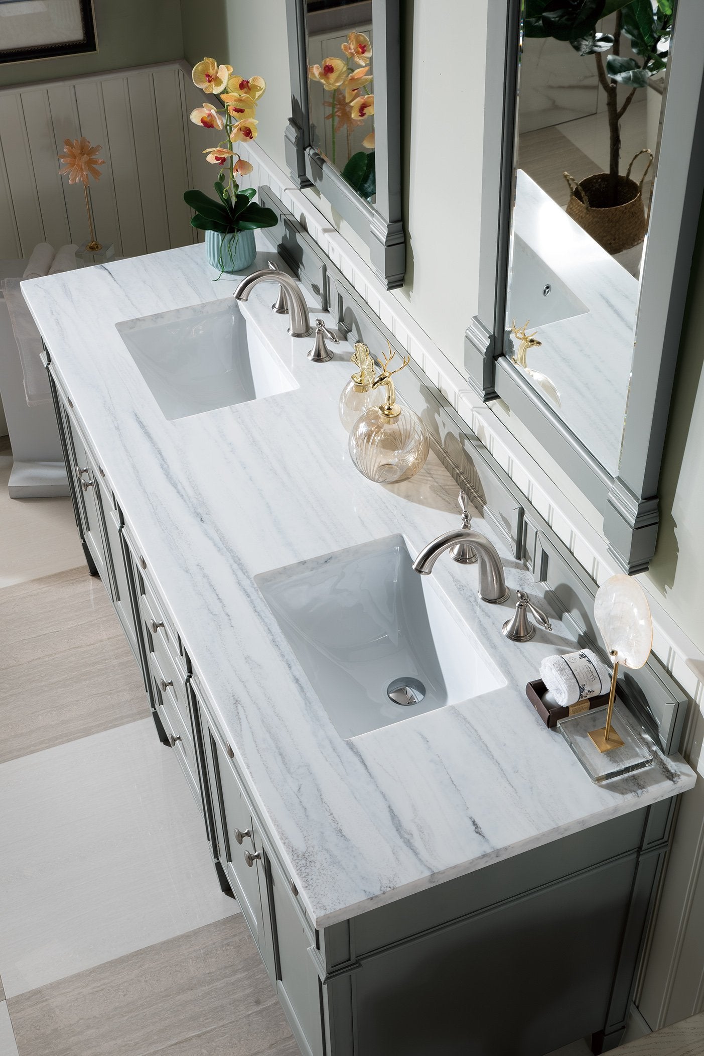 
                  
                    Brittany 72" Double Bathroom Vanity Double bathroom Vanity James Martin Vanities 
                  
                