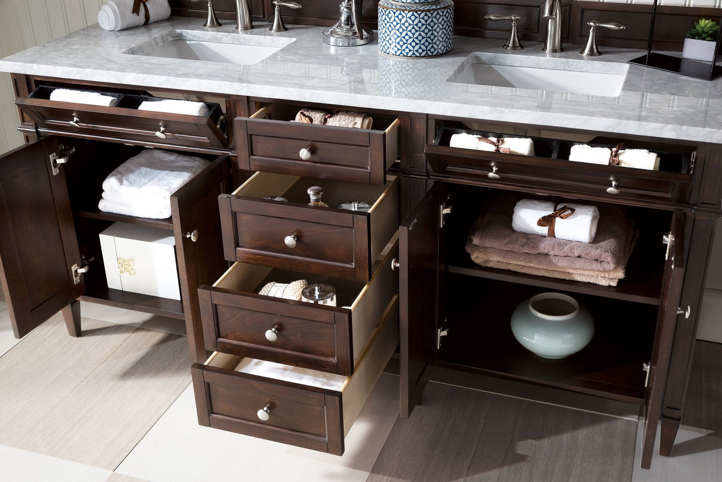 
                  
                    Brittany 72" Double Bathroom Vanity Double bathroom Vanity James Martin Vanities 
                  
                