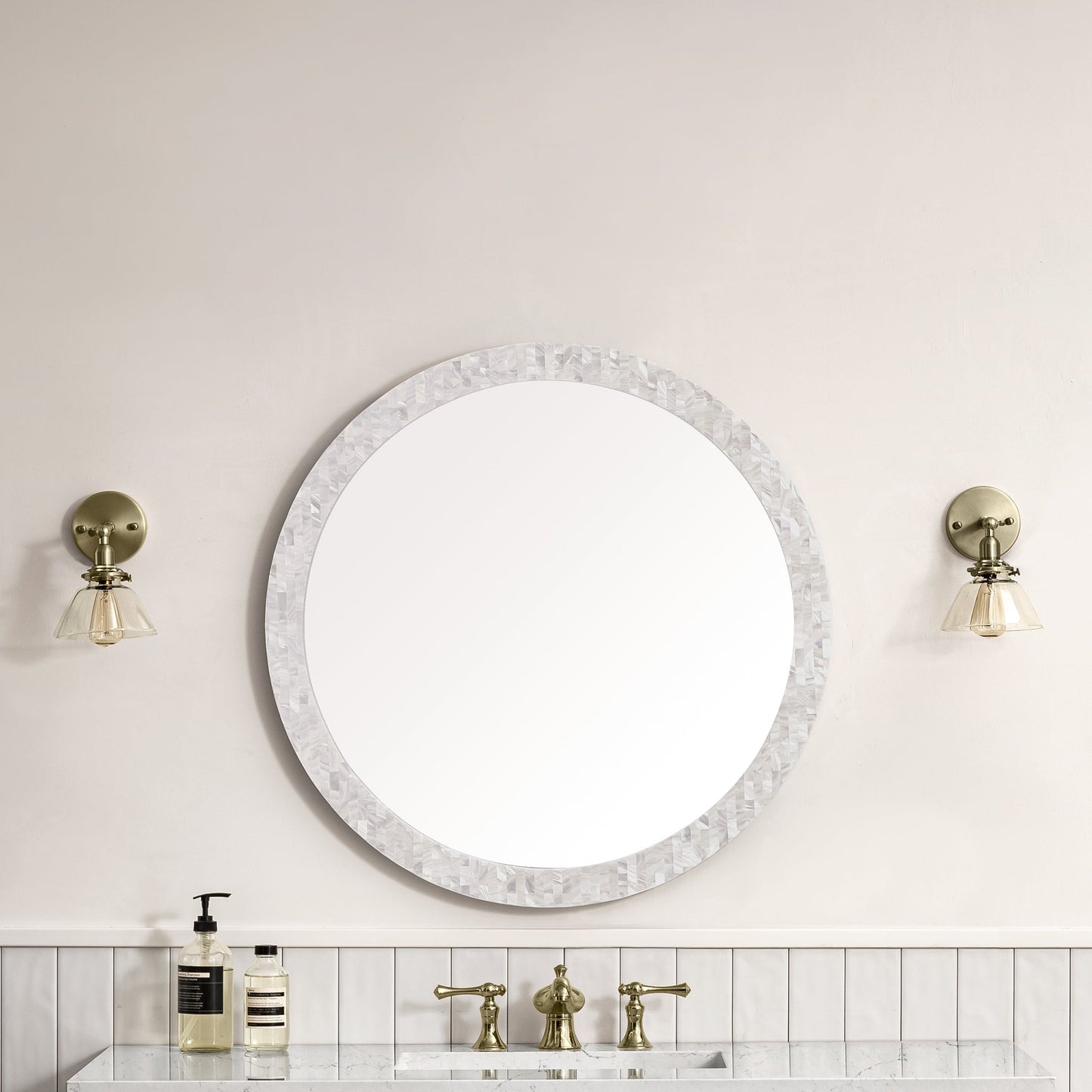 
                  
                    Callie 26" Round Mirror James Martin Vanities 
                  
                