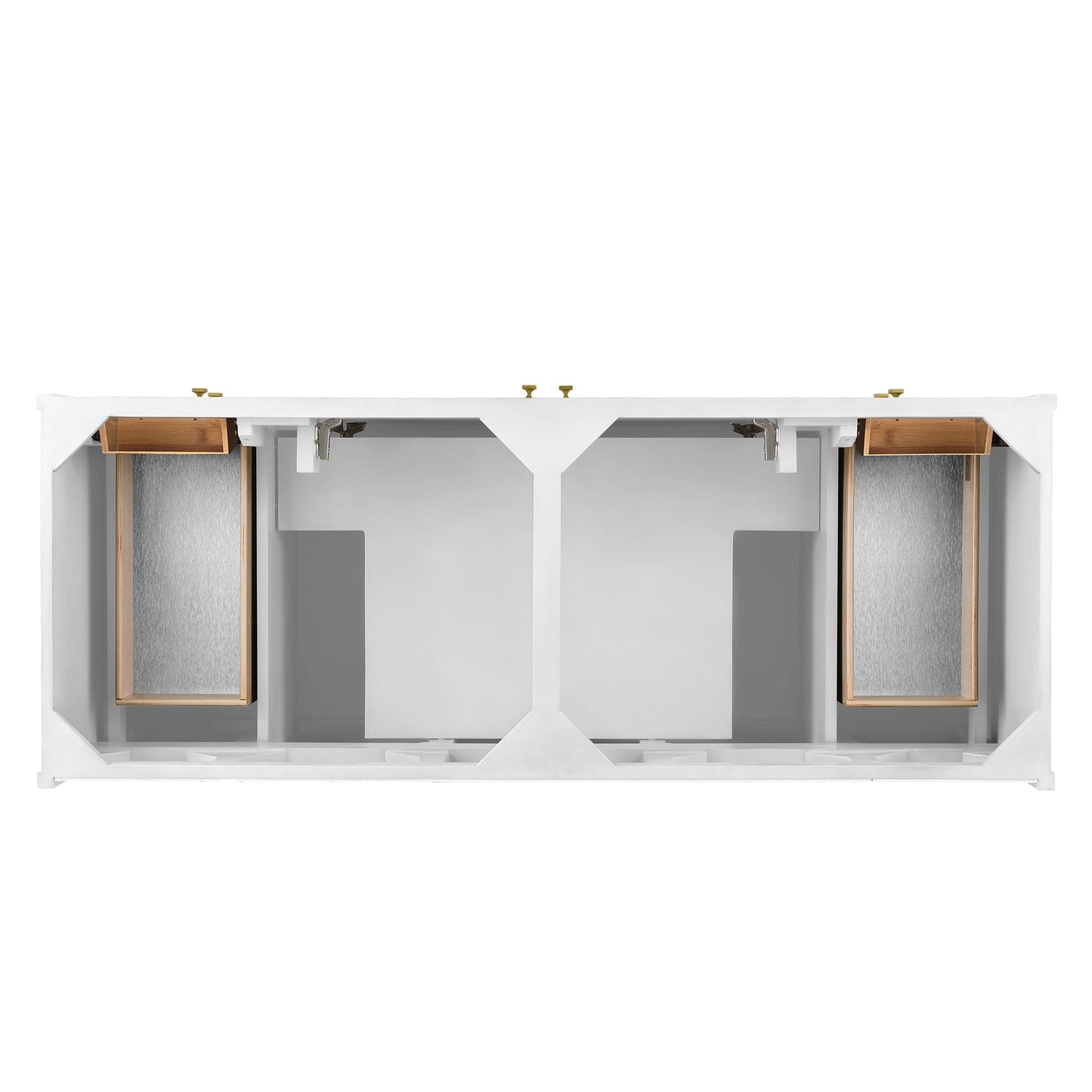 
                  
                    Chicago 60" Double Bathroom Vanity in Glossy White Double bathroom Vanity James Martin Vanities 
                  
                