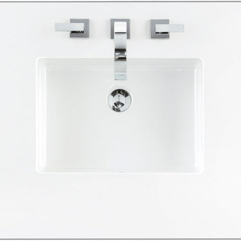 Classic White Hidden James Martin Vanities 