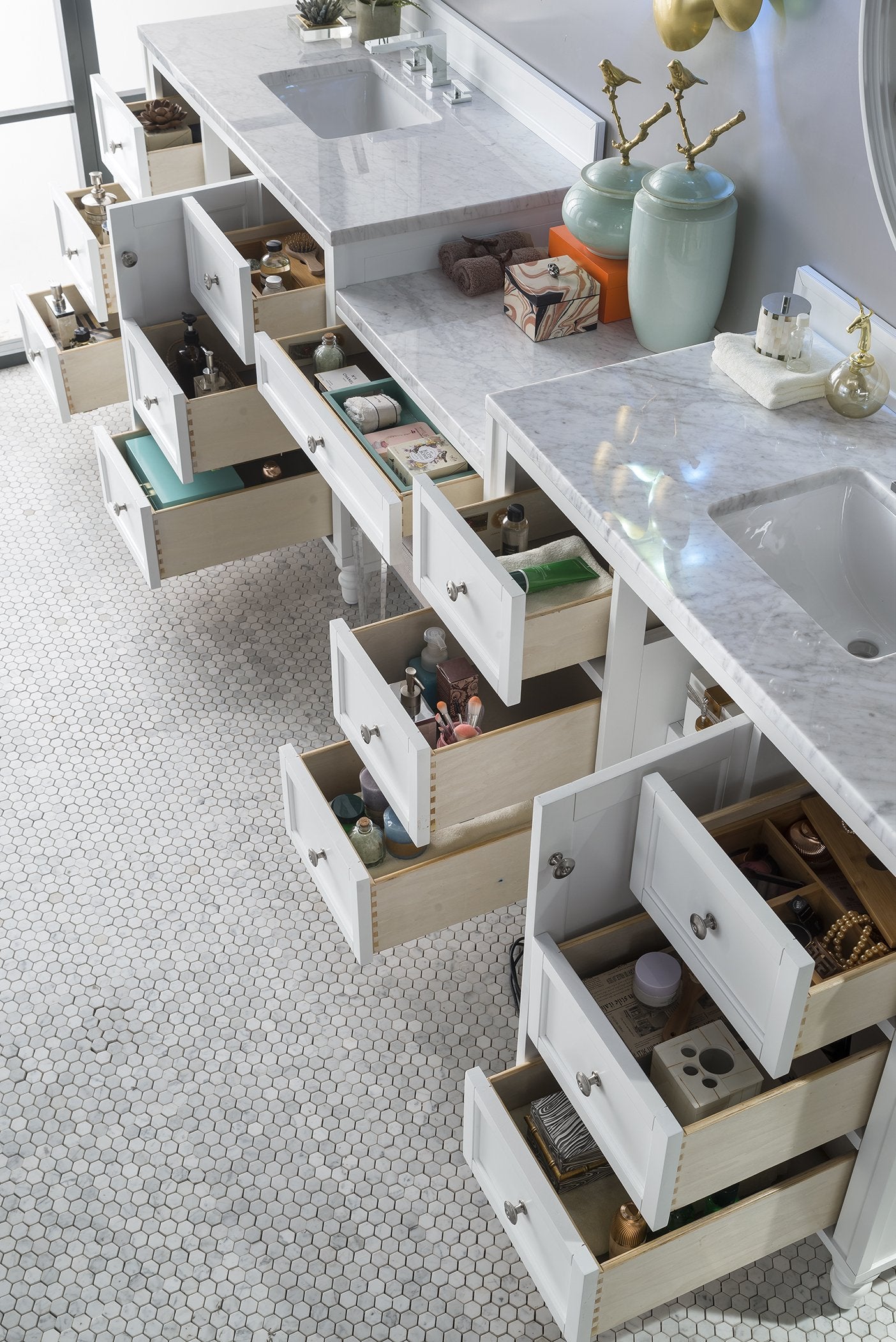 
                  
                    Copper Cove Encore 122" Double Bathroom Vanity Double bathroom Vanity James Martin Vanities 
                  
                