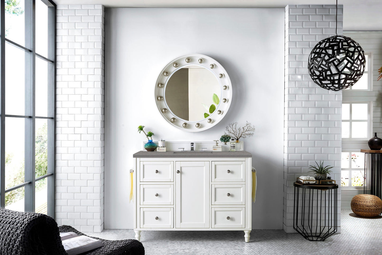 Copper Cove Encore 48" Single Bathroom Vanity Single Bathroom Vanity James Martin Vanities 